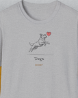 The Dog Gang Minimalistic Series I, Volume 3, Unisex T-Shirt-Sport Grey-Design made by Dog Gang