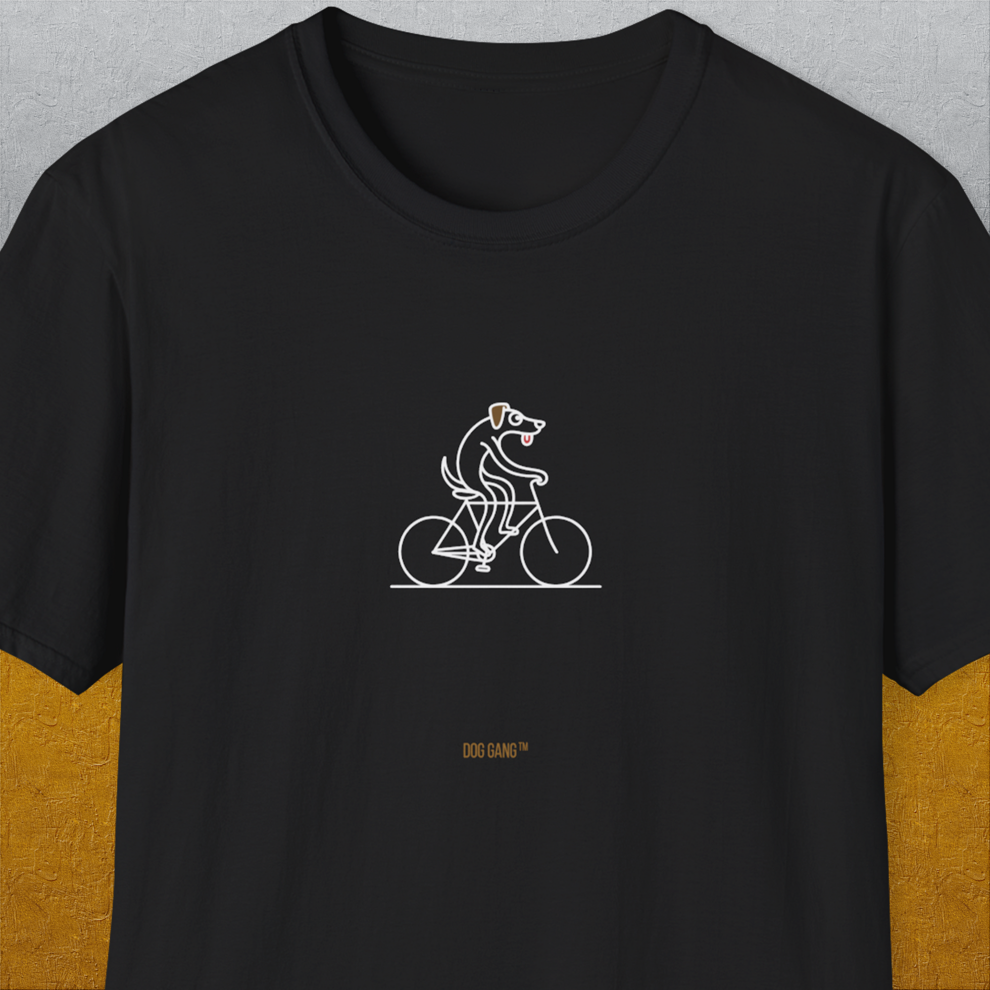 The Dog Gang Minimalistic Series I, Volume 4, Unisex T-Shirt-Black-Design made by Dog Gang