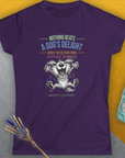 Nothing Beats A Dog's Delight When You Return Home, Volume 2, Women's T-Shirt-, a fun and stylish design for dog lovers from Dog Gang
