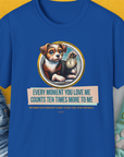 One Human Year = Ten Dog Years, Volume 3, Unisex T-Shirt-Royal-Design made by Dog Gang