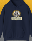 One Human Year = Ten Dog Years, Volume 4, Unisex Hoodie-Navy- dog lover Shirtdesign made by Dog Gang