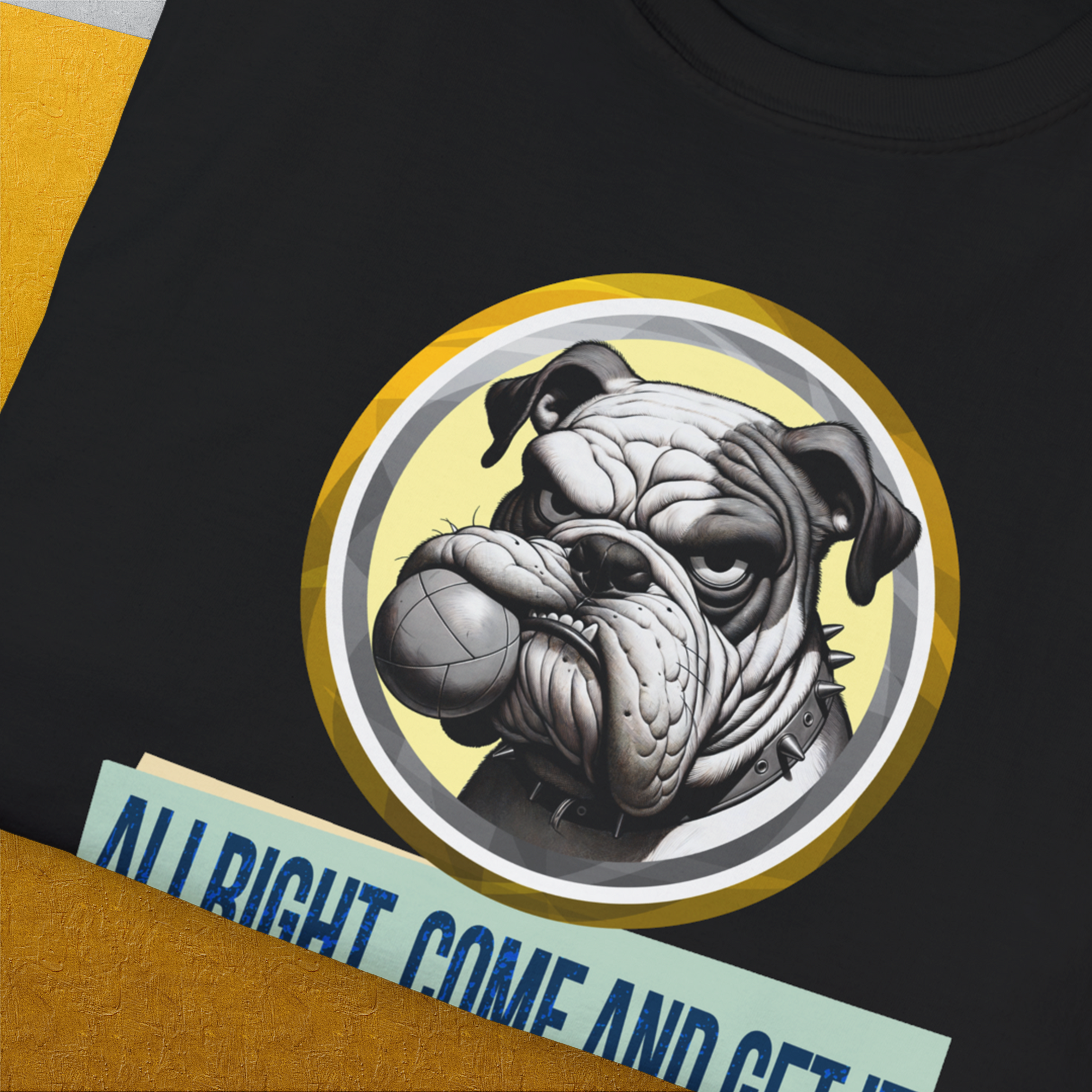 Allright Come And Get It, Volume 1, Unisex T-Shirt-. A dog-themed Design from Dog Gang