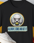 Allright Come And Get It, Volume 3, Unisex T-Shirt-Black, Design by Dog Gang
