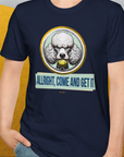 Allright Come And Get It, Volume 3, Unisex T-Shirt-, Design by Dog Gang