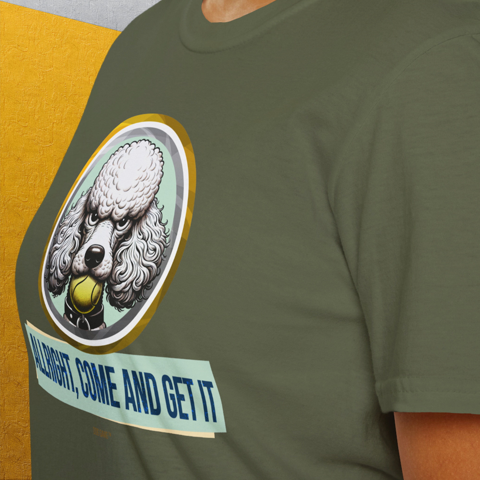 Allright Come And Get It, Volume 3, Unisex T-Shirt-, Design by Dog Gang