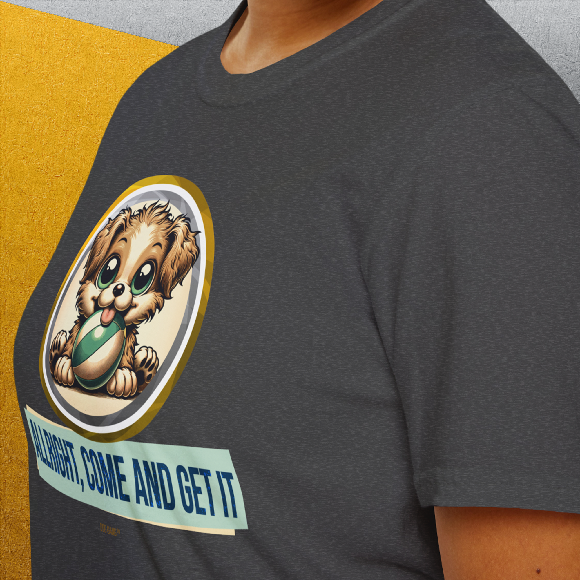 Allright Come And Get It, Volume 4, Unisex T-Shirt-, Design by Dog Gang