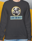 Allright Come And Get It, Volume 1, Unisex Sweatshirt-, a fun and stylish sweatshirt design for dog lovers from Dog Gang