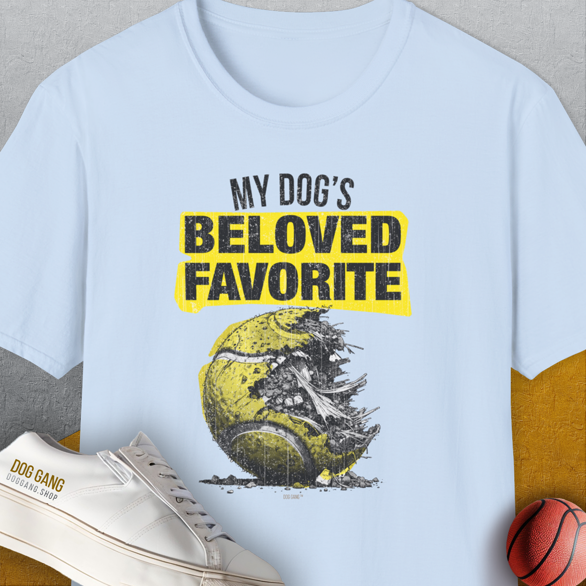Beloved Favorite, Volume 1, Unisex T-Shirt-Light Blue, Design by Dog Gang