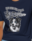 Blue Eyes Full Of Love, Volume 3 (Border Collie), Unisex T-Shirt-. For dog lovers and dog owners. Design by Dog Gang