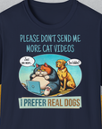 Cat Videos Series, Volume 2, Unisex T-Shirt-Navy-lustiges Shirt für Hundefreunde, lustiger Spruch mit Hund, Design by Dog Gang