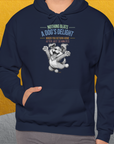 Nothing Beats A Dog's Delight When You Return Home, Volume 1, Unisex Hoodie-origineller und witziger Kapuzenpulli mit Hund, Design by Dog Gang