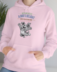 Nothing Beats A Dog's Delight When You Return Home, Volume 1, Unisex Hoodie-Kapuzensweatshirt für Hundefreunde, lustiger Spruch mit Hund, Design by Dog Gang