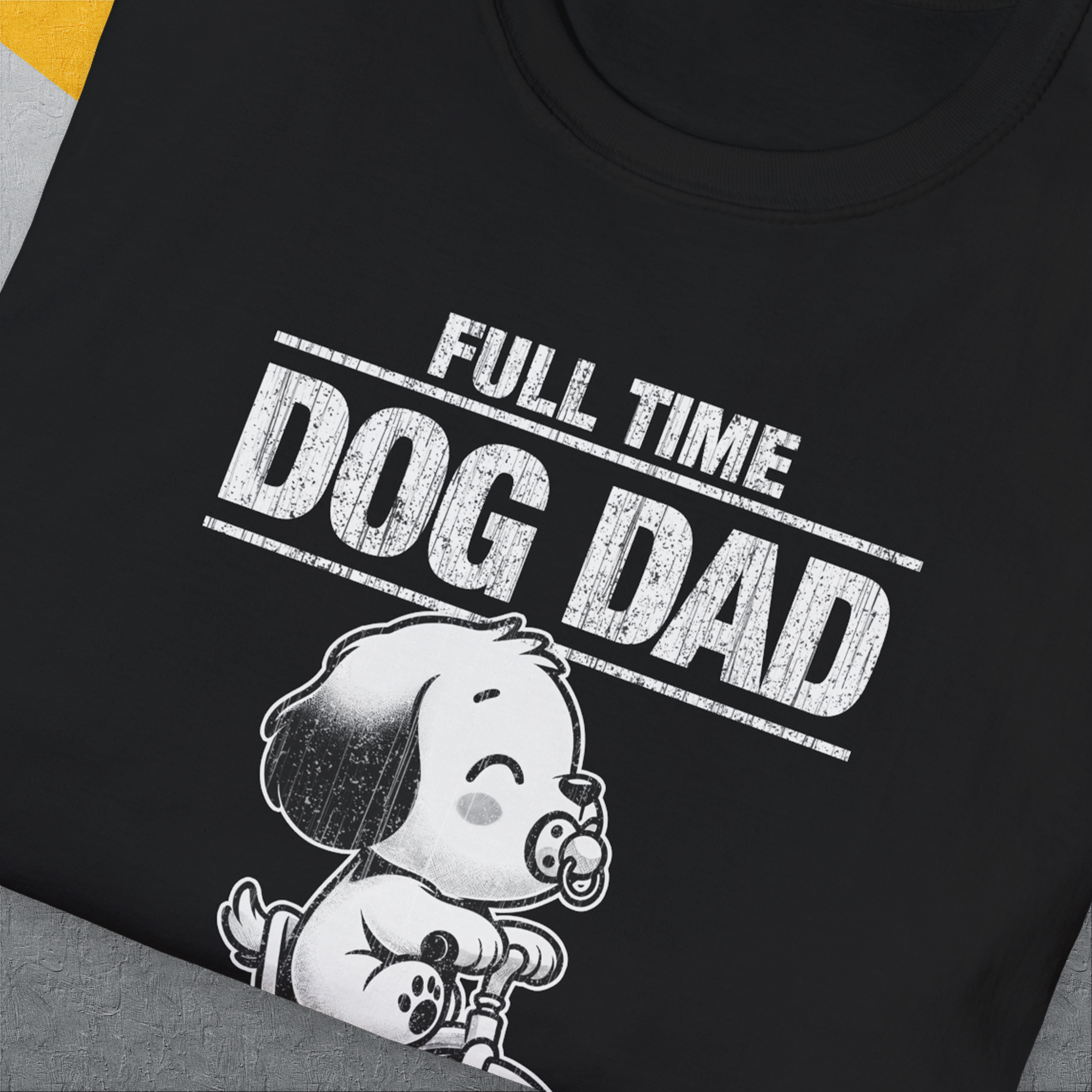 Dog Dad Series, Volume 3, Unisex T-Shirt-. For dog lovers and dog owners. Design by Dog Gang