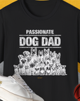 Dog Dad Series, Volume 5, Unisex T-Shirt-Black, Design by Dog Gang