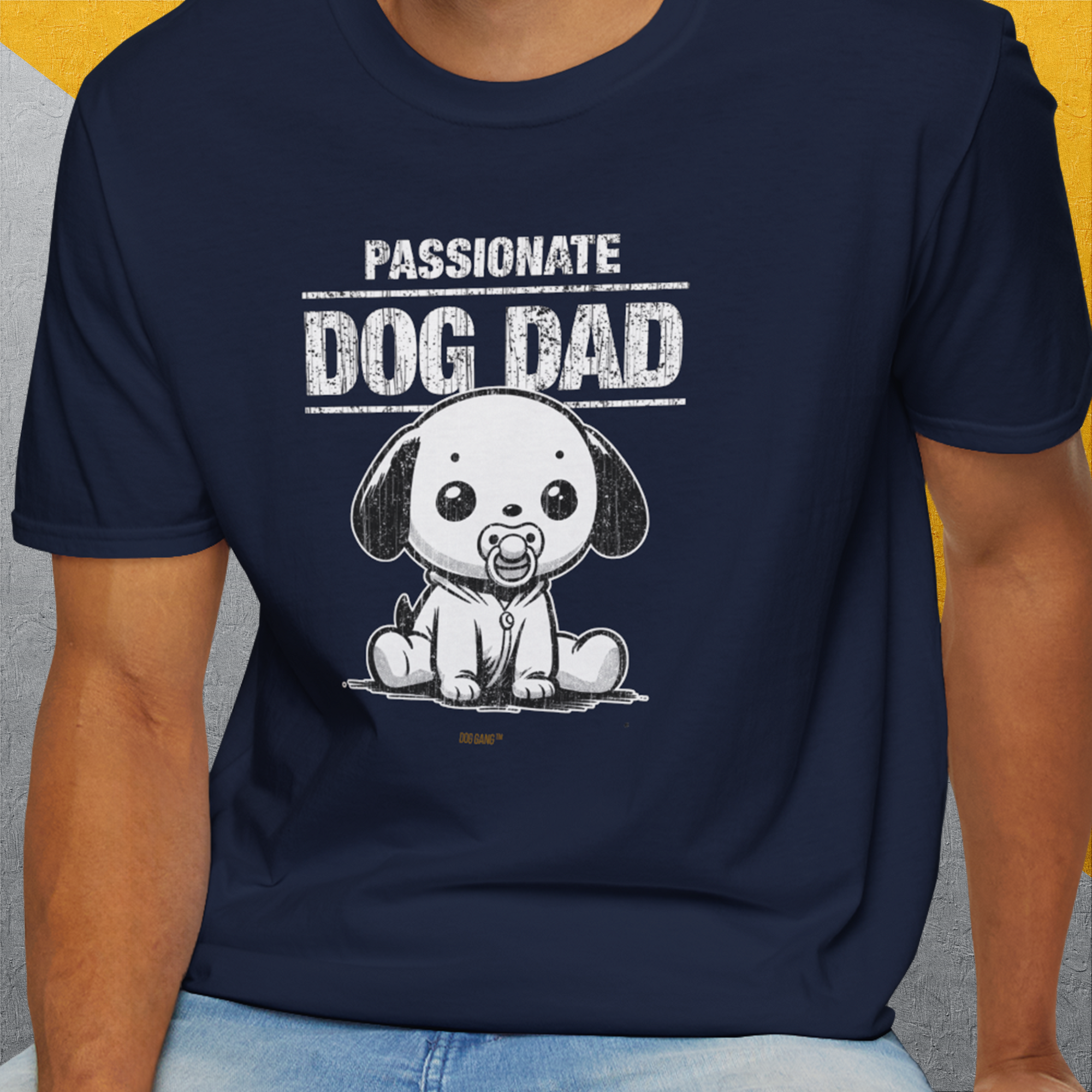 Dog Dad Series, Volume 6, Unisex T-Shirt-, a fun and stylish design for dog lovers from Dog Gang