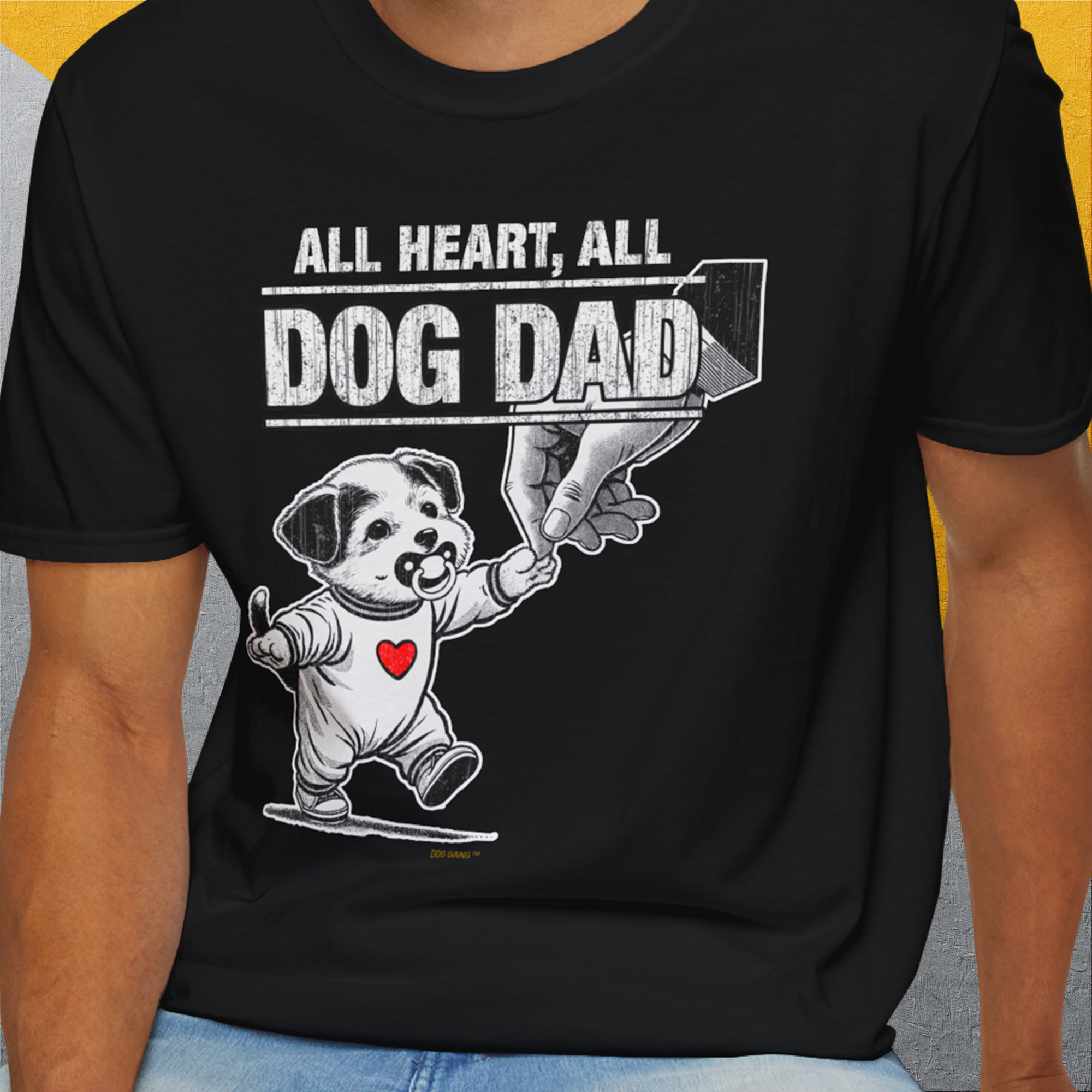 Dog Dad Series, Volume 7, Unisex T-Shirt-, a fun and stylish design for dog lovers from Dog Gang