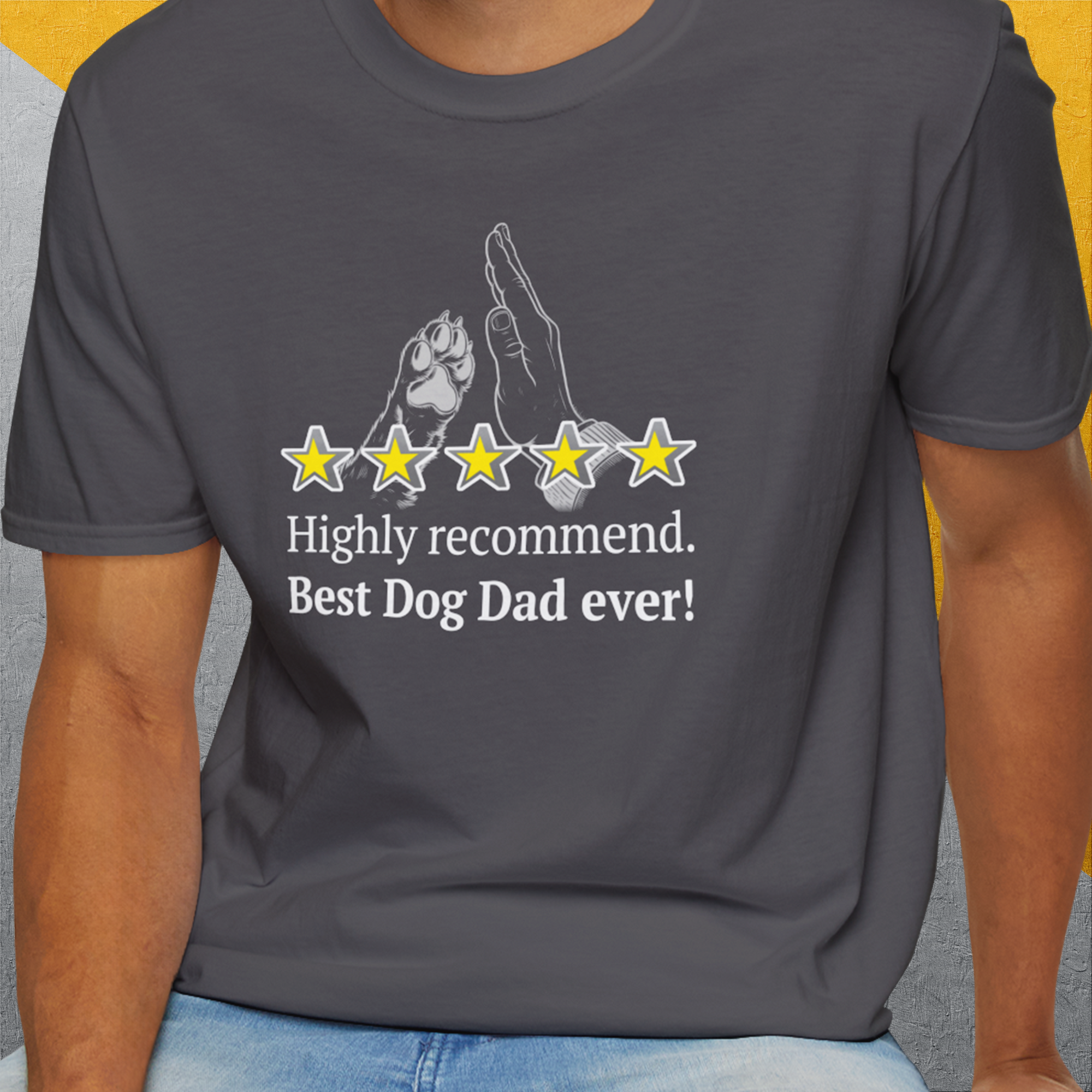 Dog Dad Series, Volume 9, Unisex T-Shirt-, a fun and stylish design for dog lovers from Dog Gang