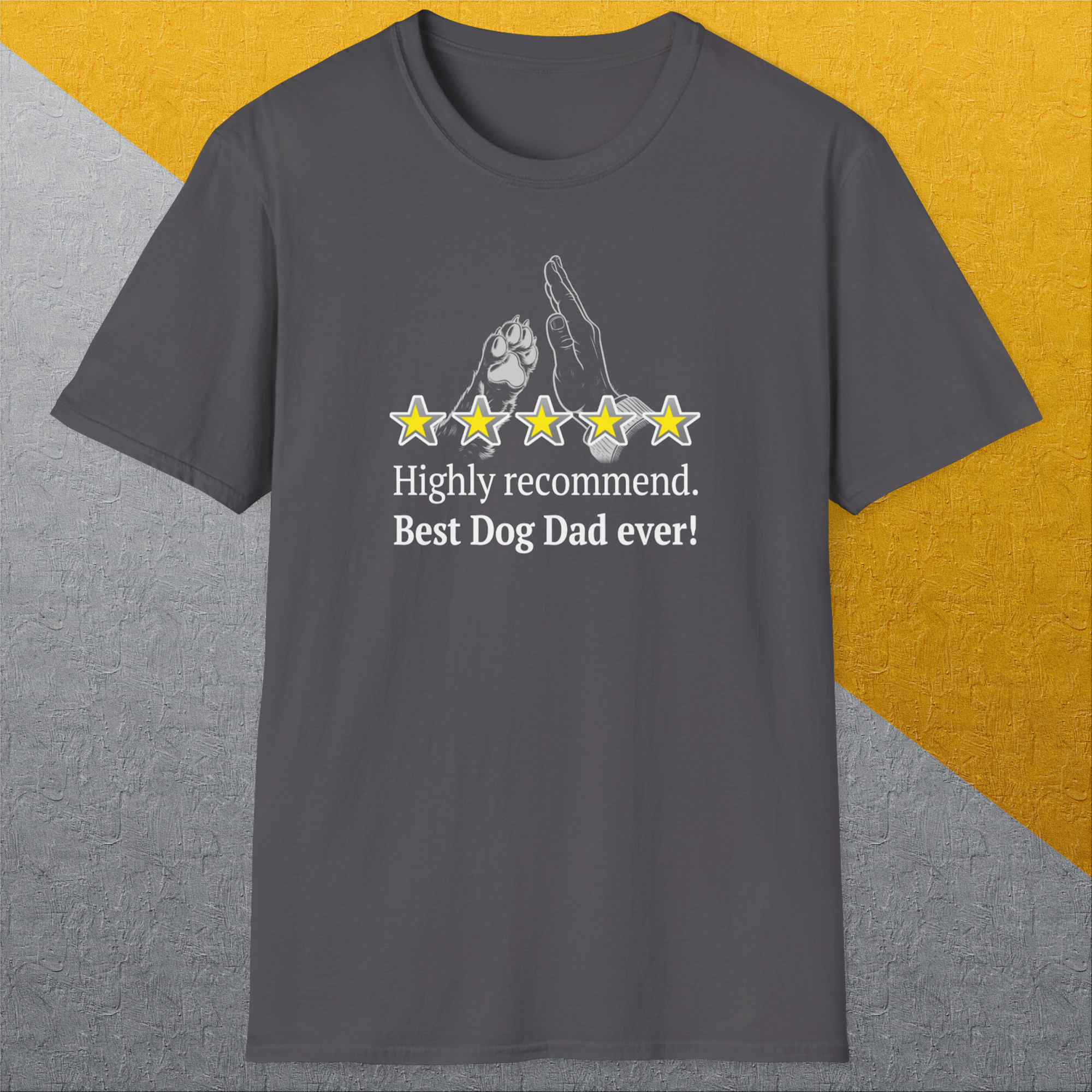 Dog Dad Series, Volume 9, Unisex T-Shirt-. A dog-themed Design from Dog Gang