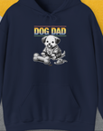Cartoon puppy with a toy bone and ball accompanies the phrase Dog Dad Series, Volume 2. Perfect for any dog lover. Designed by Dog Gang.
