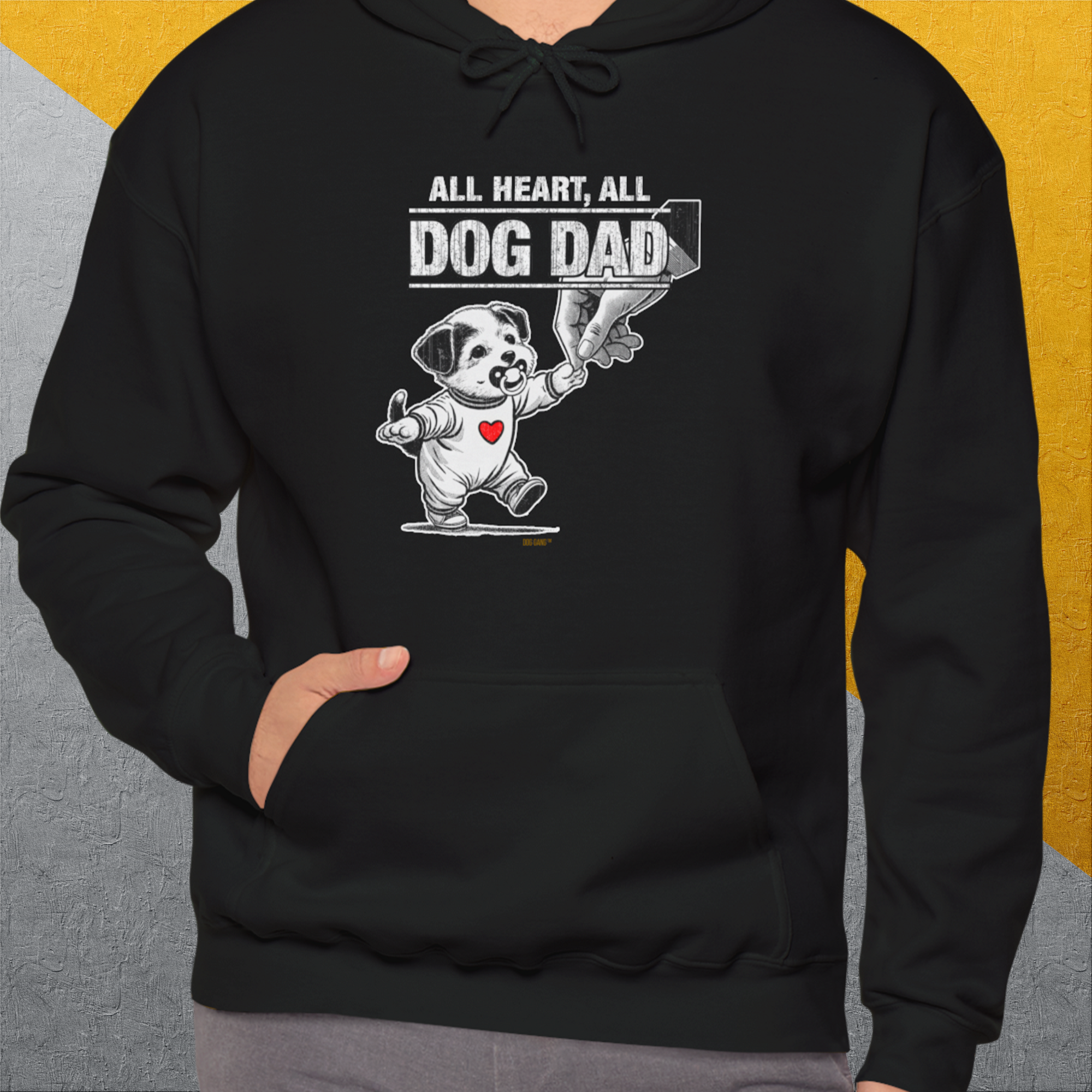 Dog Dad Series, Volume 7, Unisex Hoodie-, a fun and stylish design for dog lovers from Dog Gang