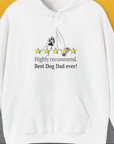 Dog Dad Series, Volume 9, Unisex Hoodie-White. A dog-themed Design from Dog Gang