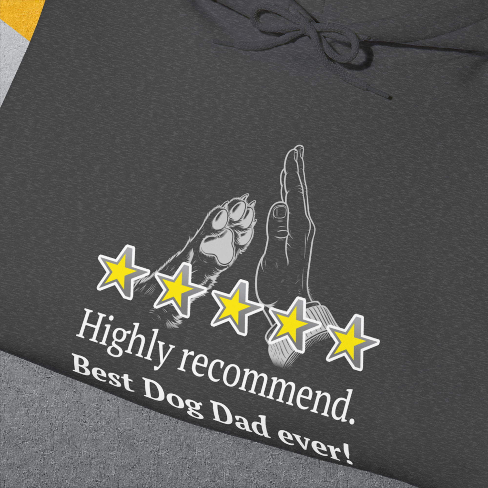 Dog Dad Series, Volume 9, Unisex Hoodie-. For dog lovers and dog owners. Design by Dog Gang