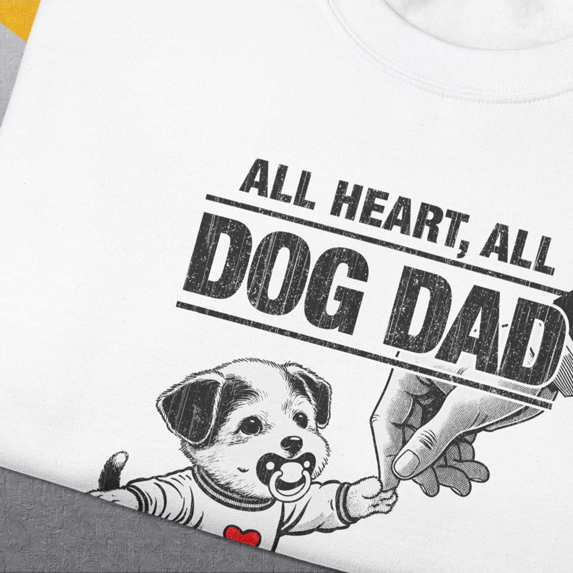 Dog Dad Series, Volume 7, Unisex Sweatshirt-. For dog lovers. Design by Dog Gang