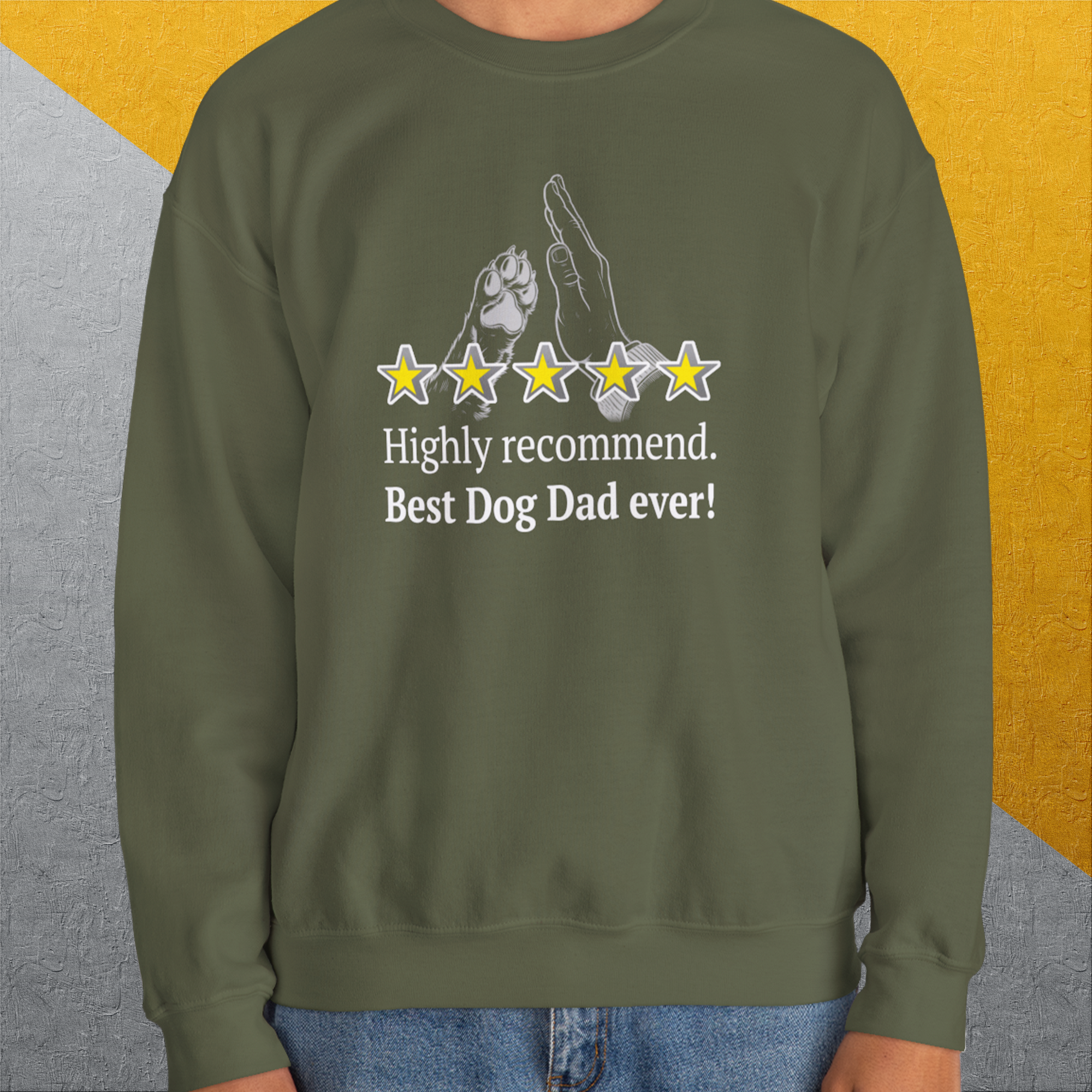 Dog Dad Series, Volume 9, Unisex Sweatshirt-, Design by Dog Gang