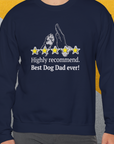 Dog Dad Series, Volume 9, Unisex Sweatshirt-. For dog lovers. Design by Dog Gang