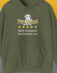 Dog Mom Series, Volume 10, Unisex Hoodie-Military Green, Design by Dog Gang