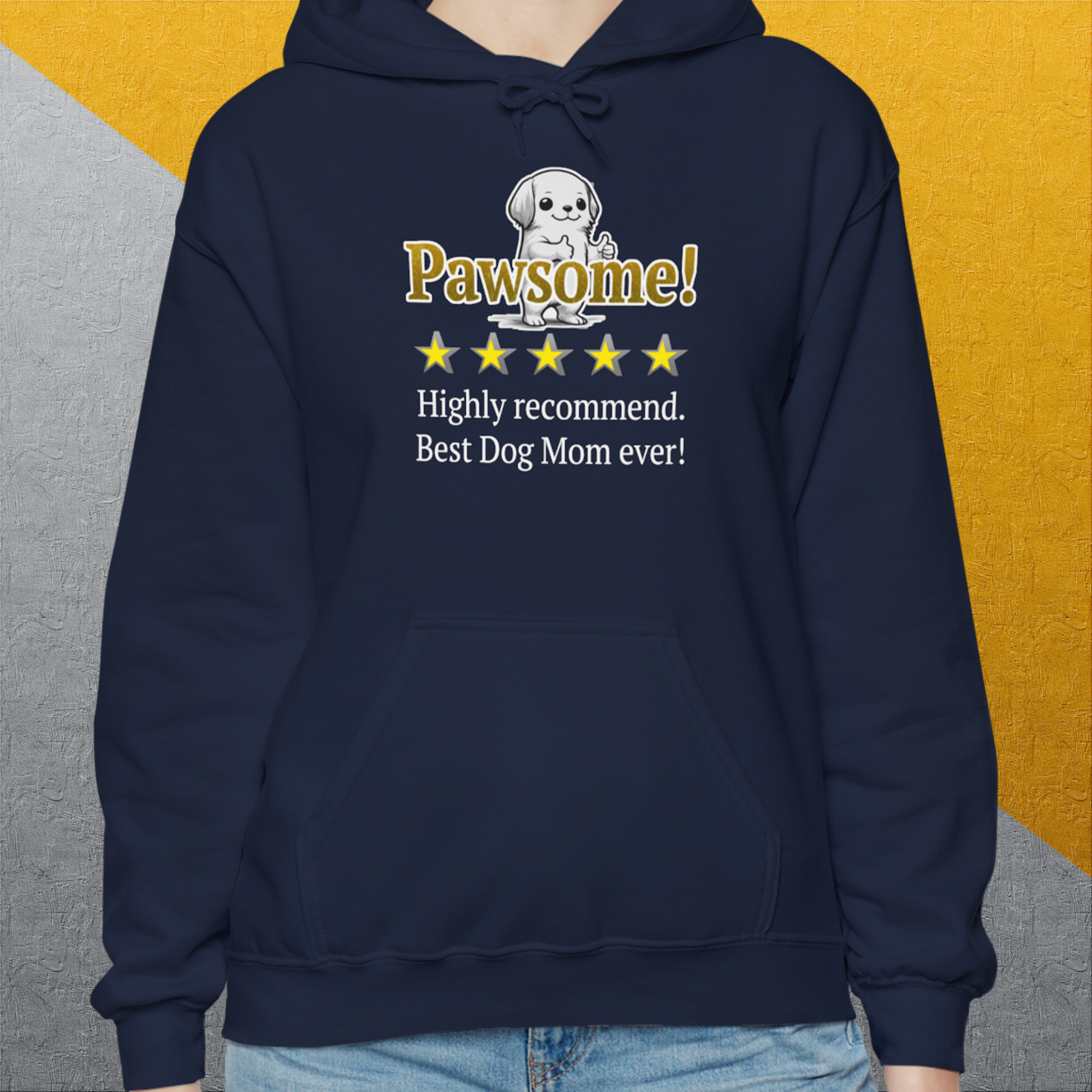 Dog Mom Series, Volume 10, Unisex Hoodie-, a fun and stylish design for dog lovers from Dog Gang