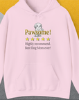Dog Mom Series, Volume 10, Unisex Hoodie-Light Pink. A perfect gift for dog lovers and dog owners. Design by Dog Gang