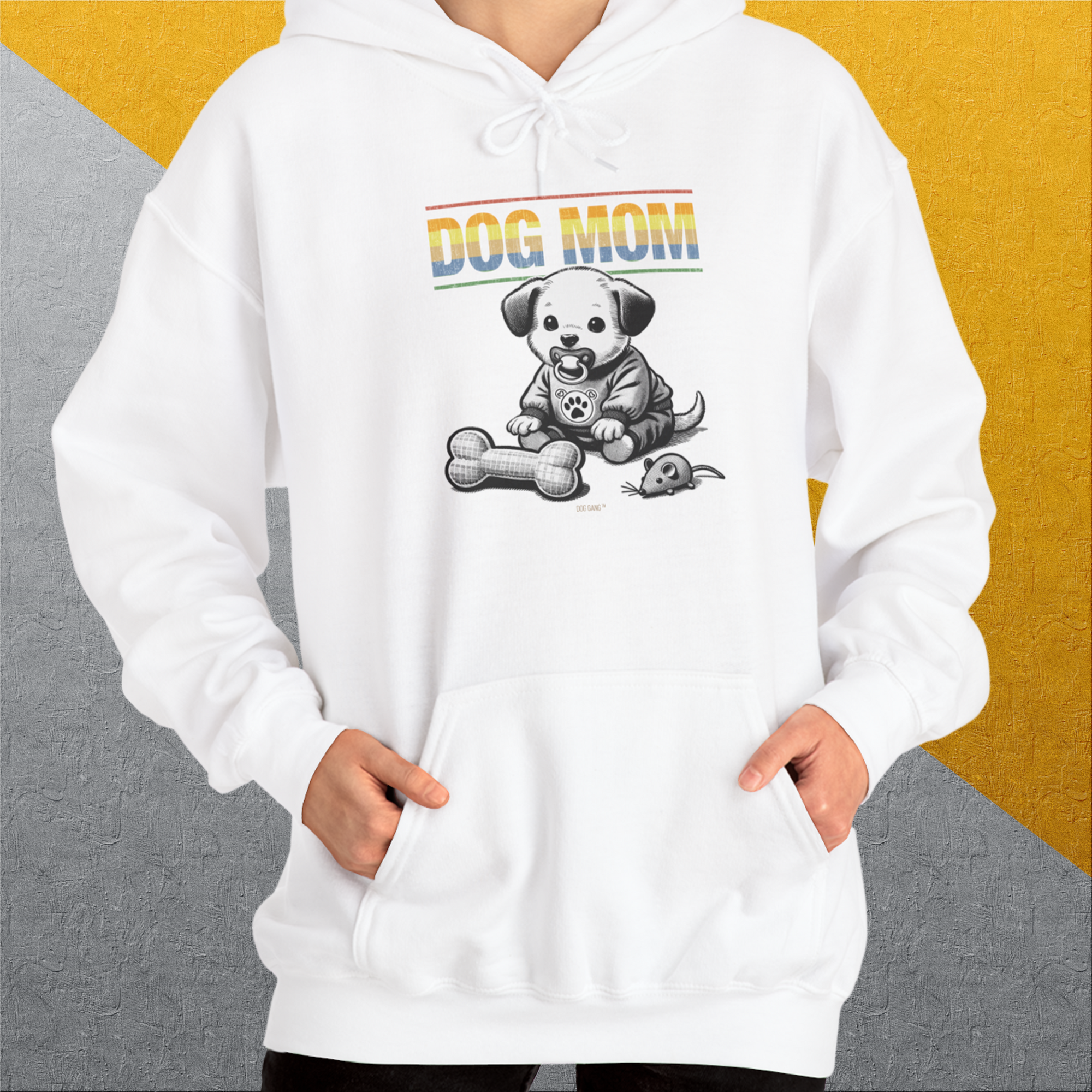 Dog Mom Series, Volume 2, Unisex Hoodie-, a cool and stylish design with a funny saying from Dog Gang
