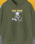 Dog Mom Series, Volume 2, Unisex Hoodie-Military Green, Design by Dog Gang