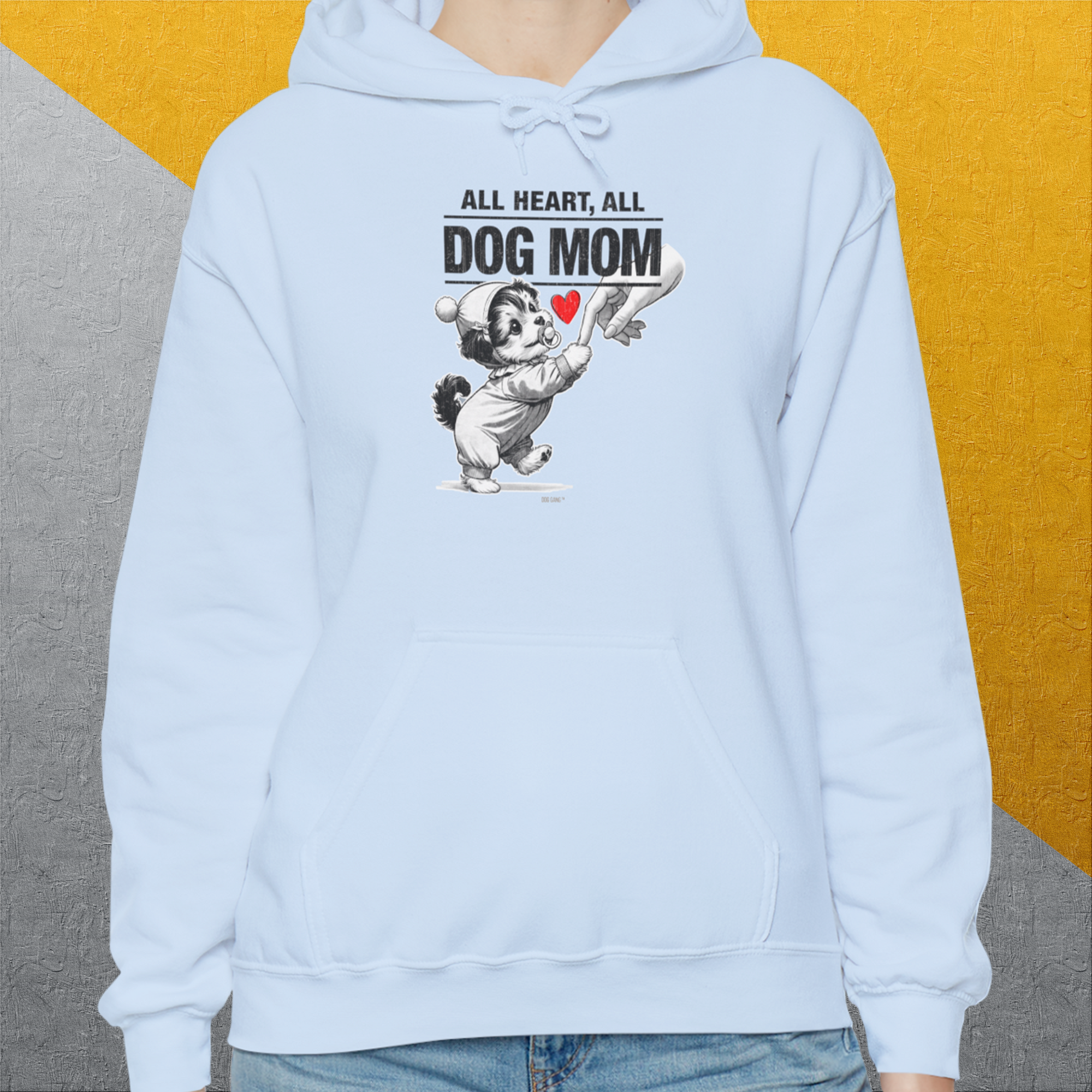 Dog Mom Series, Volume 9, Unisex Hoodie-, a fun and stylish design for dog lovers from Dog Gang