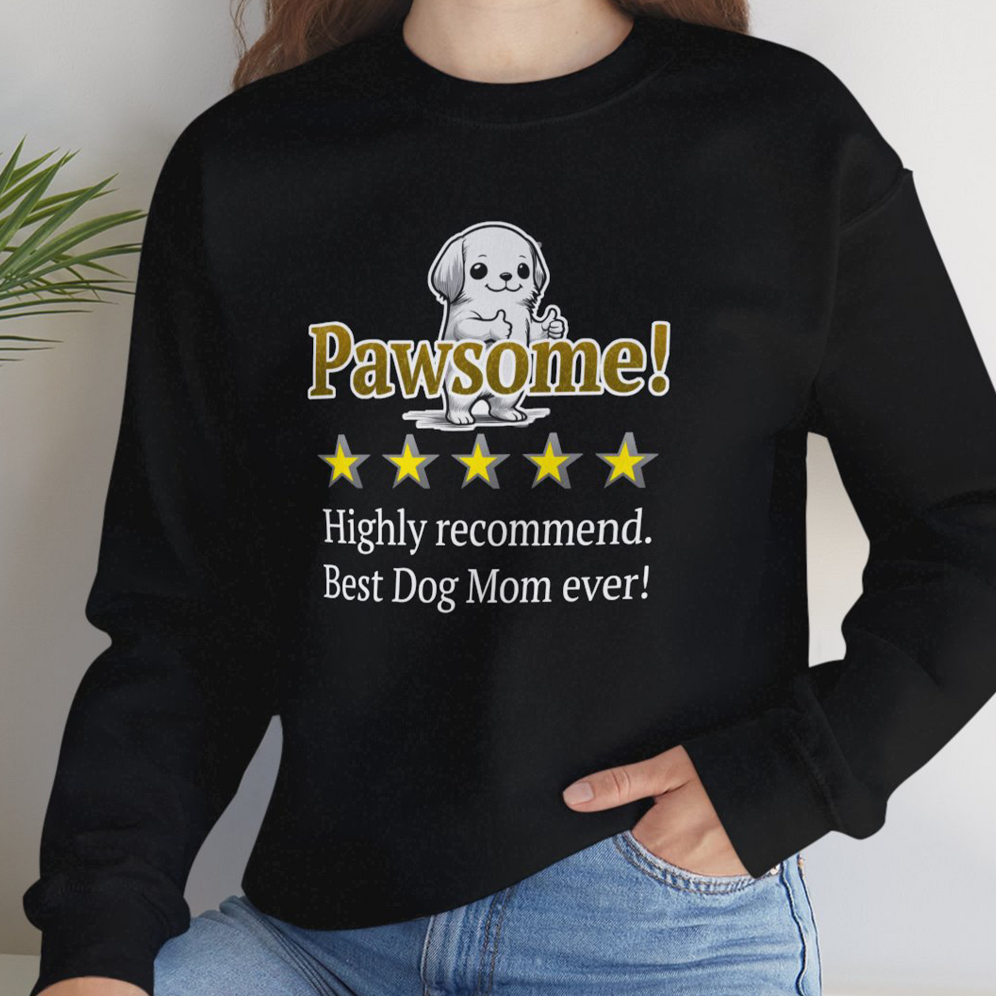 Dog Mom Series, Volume 10, Unisex Sweatshirt-, Design by Dog Gang