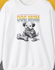 Dog Mom Series, Volume 2, Unisex Sweatshirt-White. A dog-themed Design from Dog Gang