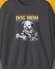Dog Mom Series, Volume 2, Unisex Sweatshirt-Dark Heather, a cool design with a funny saying from Dog Gang