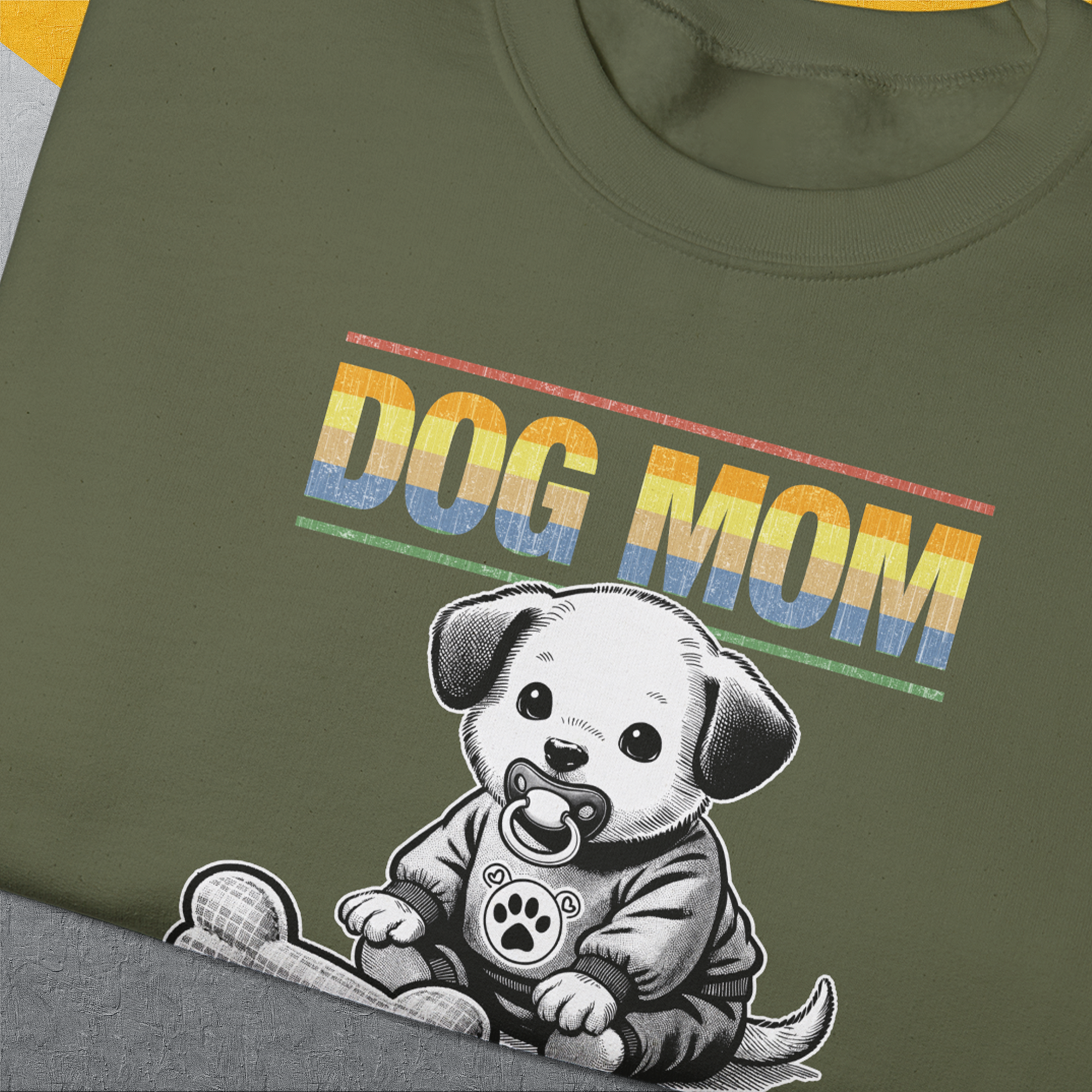 Dog Mom Series, Volume 2, Unisex Sweatshirt-. For dog lovers. Design by Dog Gang