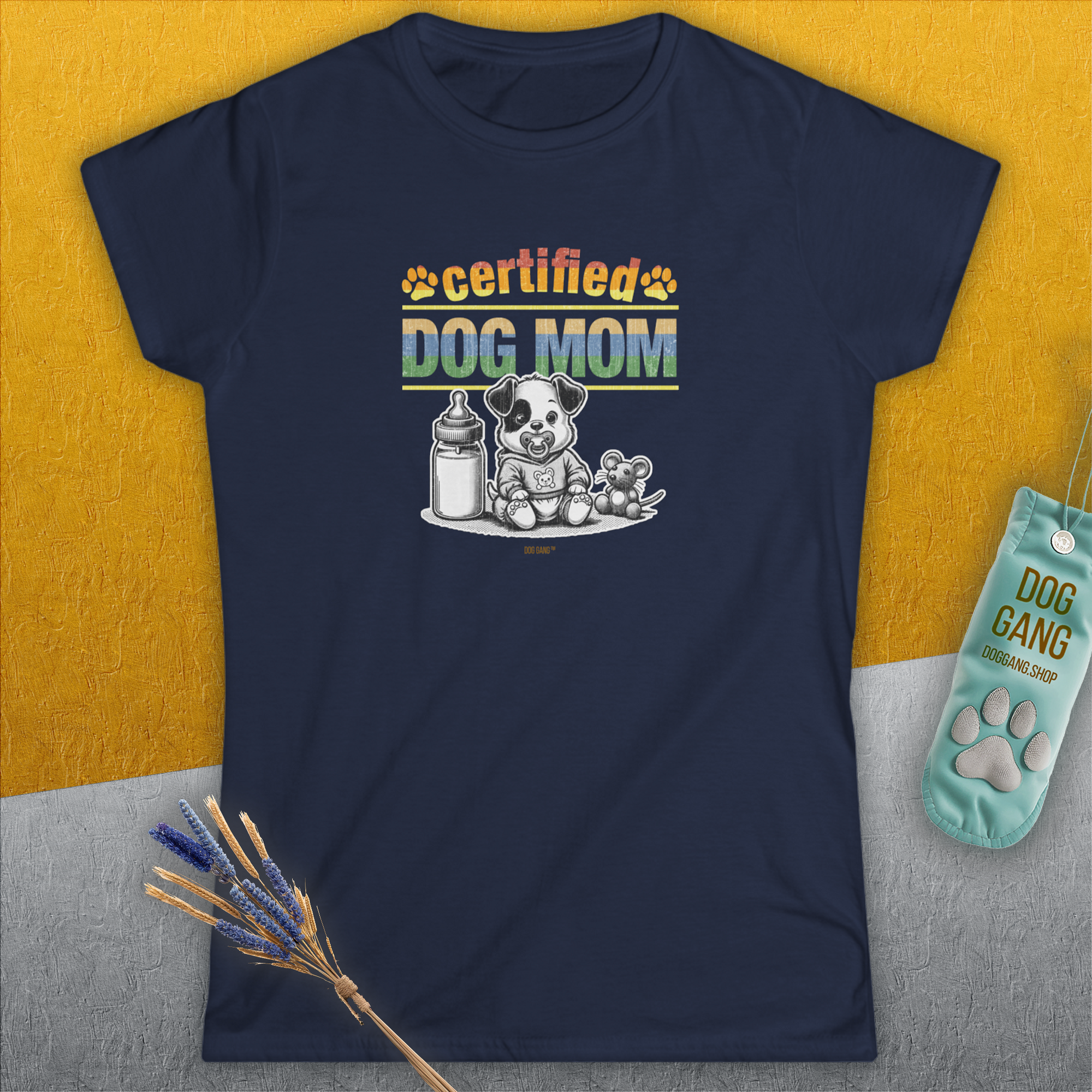 Dog Mom Series, Volume 1, Women's T-Shirt-, a fun and stylish design for dog lovers from Dog Gang