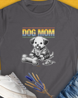 Dog Mom Series, Volume 2, Women's T-Shirt-Charcoal. A dog-themed Design from Dog Gang