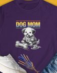 Dog Mom Series, Volume 2, Women's T-Shirt-Purple, a cool and stylish design with a funny saying from Dog Gang