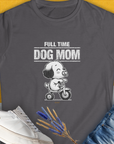 Dog Mom Series, Volume 3, Women's T-Shirt-Charcoal. A dog-themed Design from Dog Gang
