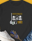 Dog Mom Series, Volume 6, Women's T-Shirt-Black. A perfect gift for dog lovers and dog owners. Design by Dog Gang