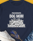 Dog Mom Series, Volume 8, Women's T-Shirt-Navy, a cool and stylish design with a funny saying from Dog Gang