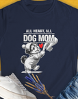 Dog Mom Series, Volume 9, Women's T-Shirt-Navy, a cool and stylish design with a funny saying from Dog Gang