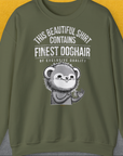 This Beautiful Shirt Contains Finest Dog Hair Of Exclusive Quality, Volume 2, Unisex Sweatshirt, lustiger Spruch mit Hund. Für humorvolle Hundefreunde. Design by Dog Gang