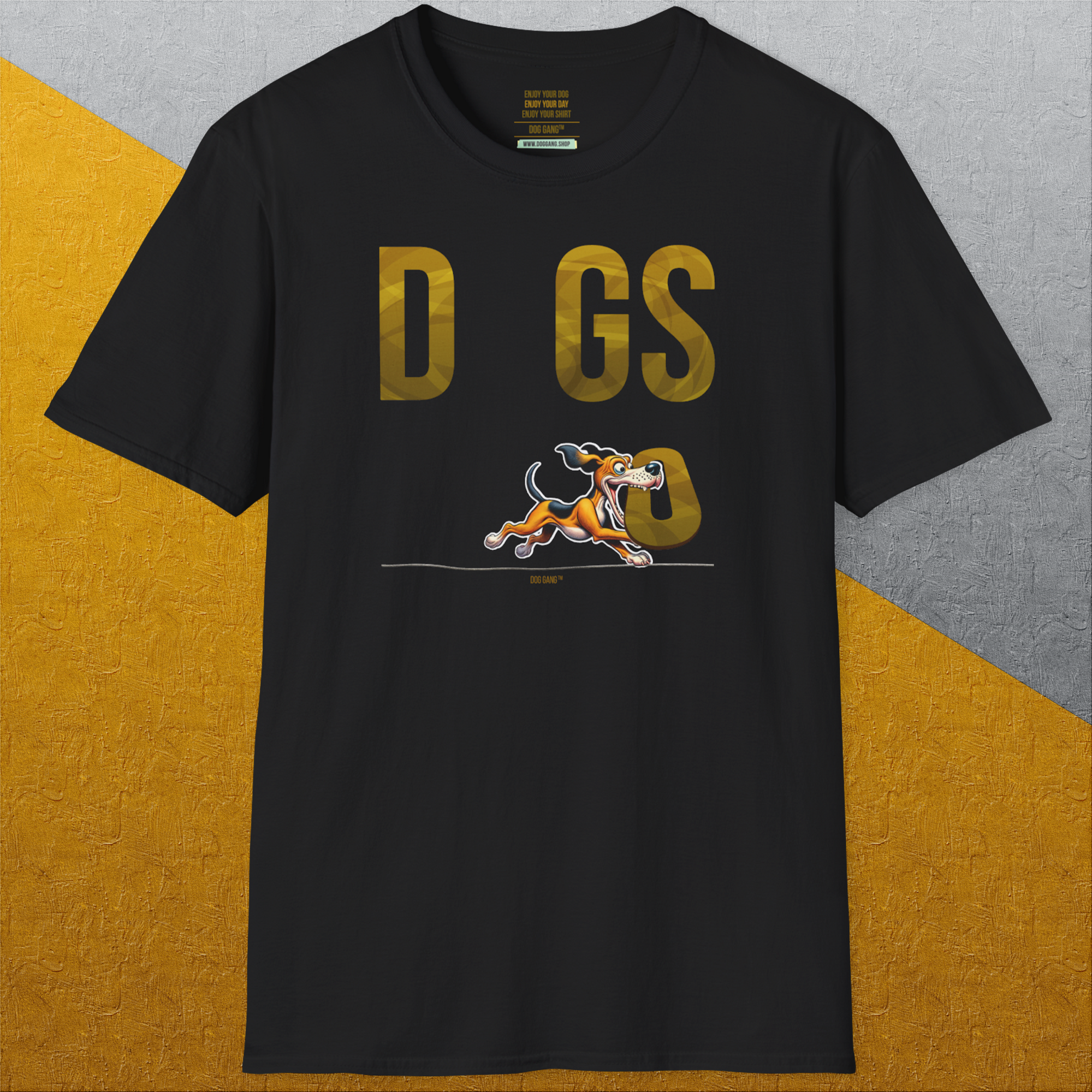 DOGS Series (D-GS), Volume 1, Unisex T-Shirt-, a cool and stylish design with a funny saying from Dog Gang