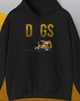 DOGS Series (D-GS), Volume 1, Unisex Hoodie-Black, Design by Dog Gang