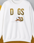 DOGS Series (D-GS), Volume 1, Unisex Sweatshirt-White, a cool design with a funny saying from Dog Gang